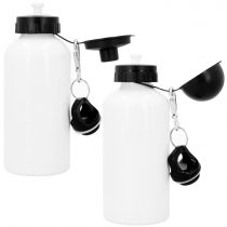 Bouteilles en aluminium sublimables avec 2 bouchons