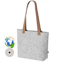 Sublimatable Tote Bags Recycled Felt with Leatherette Handles 