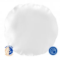 Sublimation Round Satin Cushion Covers with Flap Closure and Filling