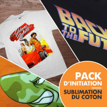 Pack d'initiation à la sublimation sur coton en A4