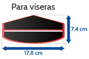 Plato para viseras